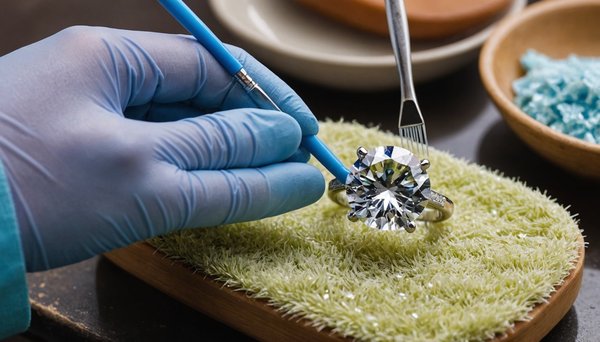 Comment nettoyer un solitaire en diamant ?